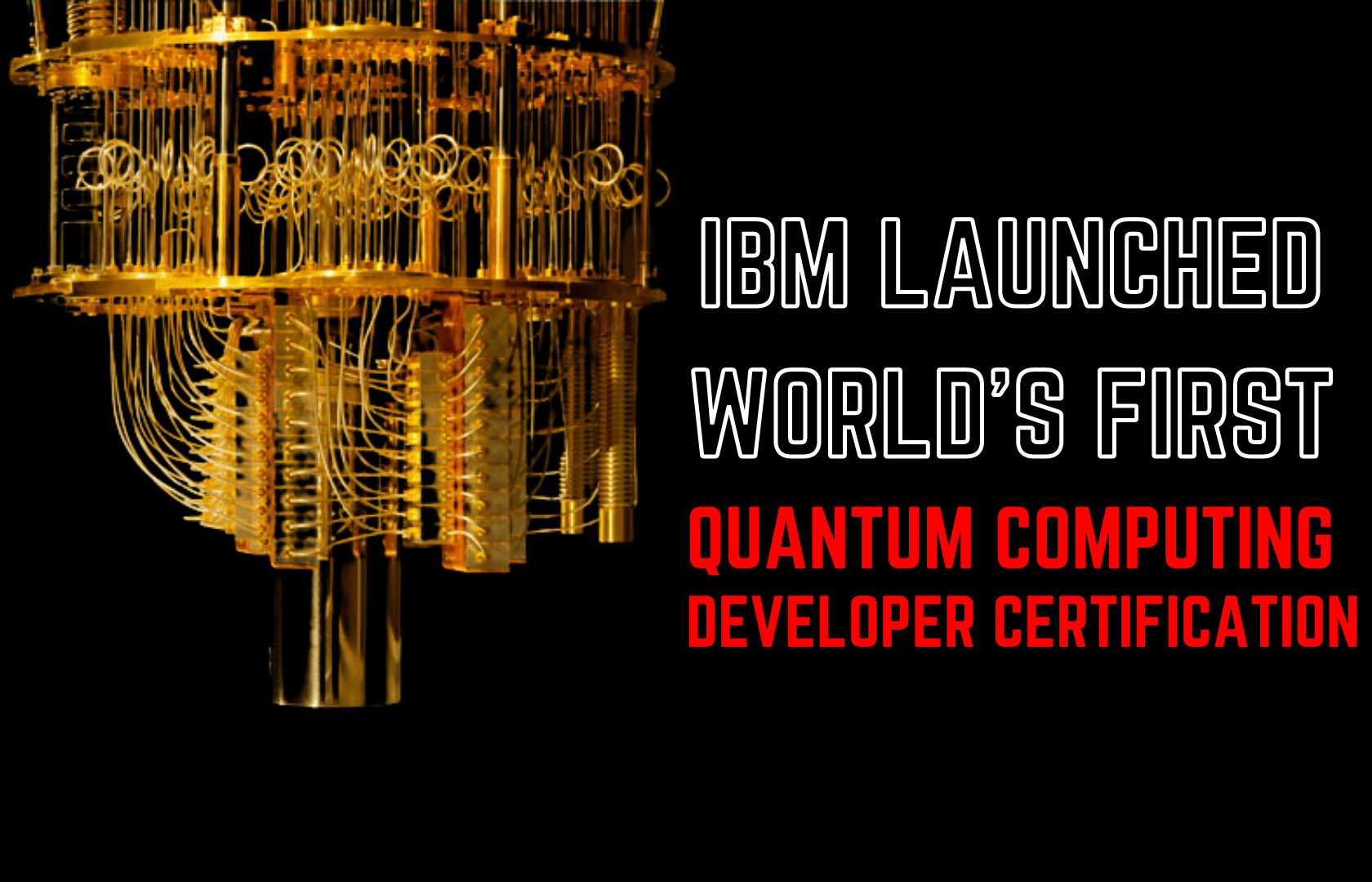 IBM launched world first quantum computing developer certification, IBM quantum computing developer certification test sample