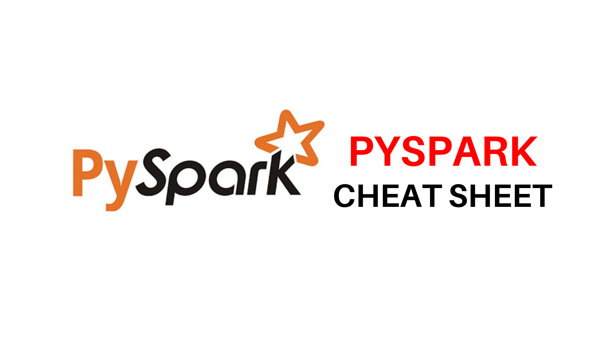 Download pyspark cheatsheet pdf