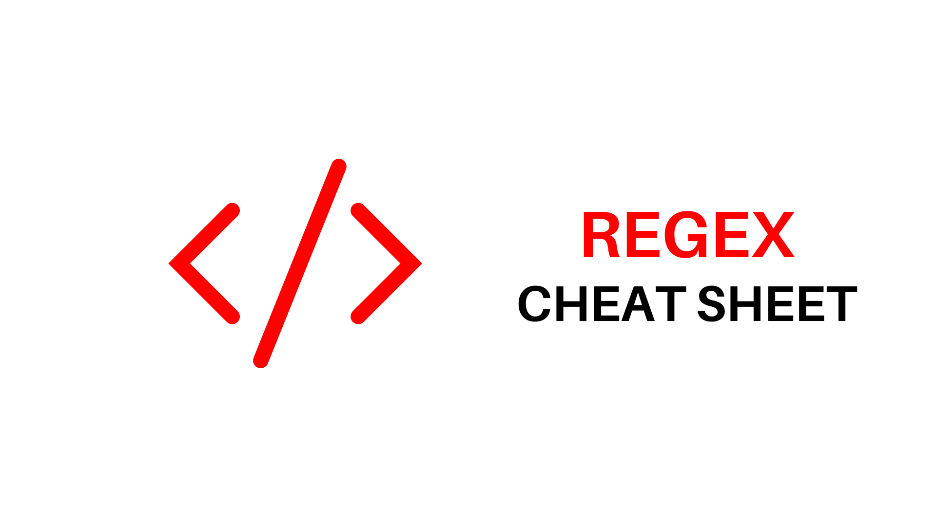 Download regex cheatsheet
