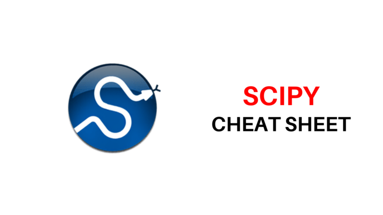 Scipy Cheatsheet - Buggy Programmer