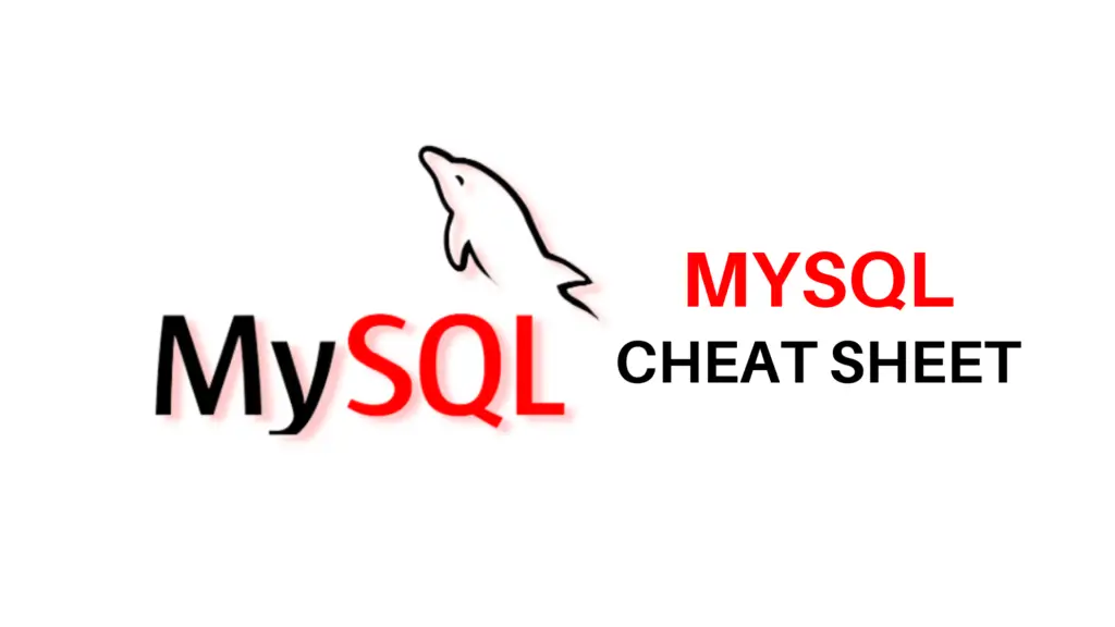 Download MySQL cheatsheet pdf