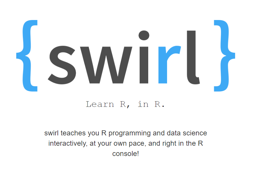 R swirl logo