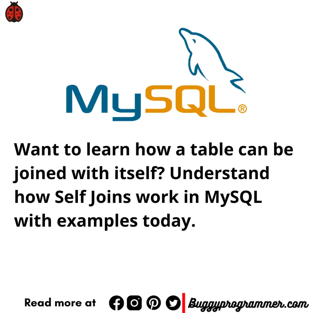 Understanding mySQL self join in an easy way