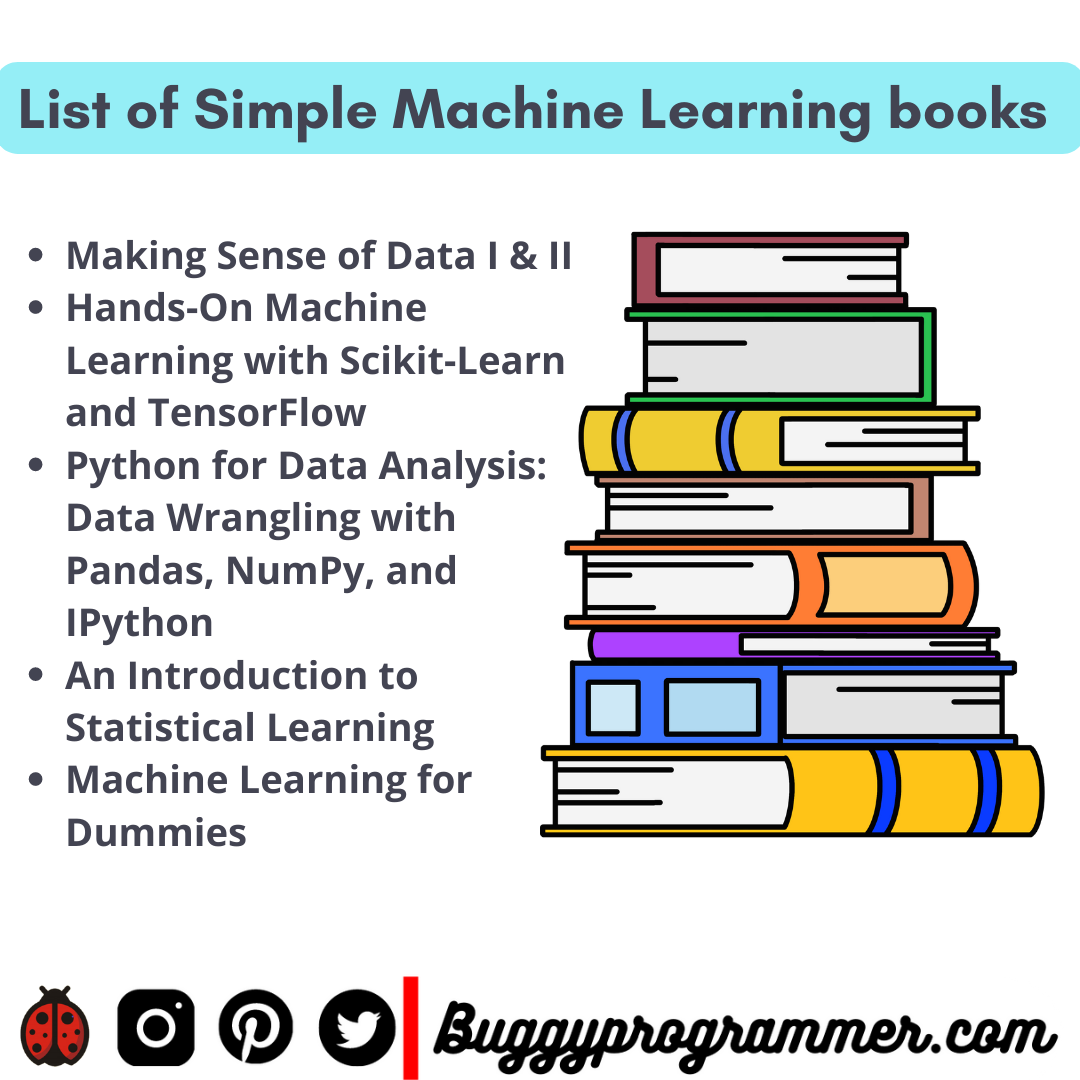 List of Simple Machine Learning Books for Beginners: