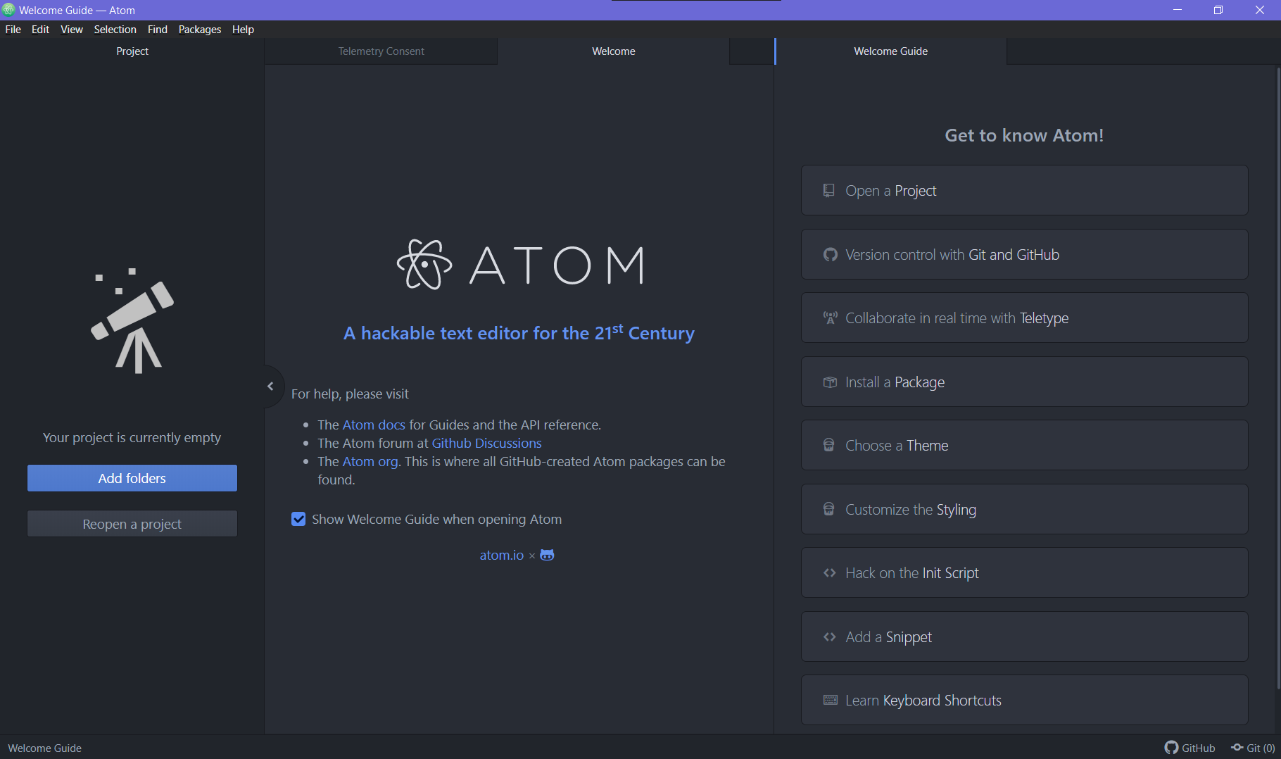 How to set up Atom for python in 2022