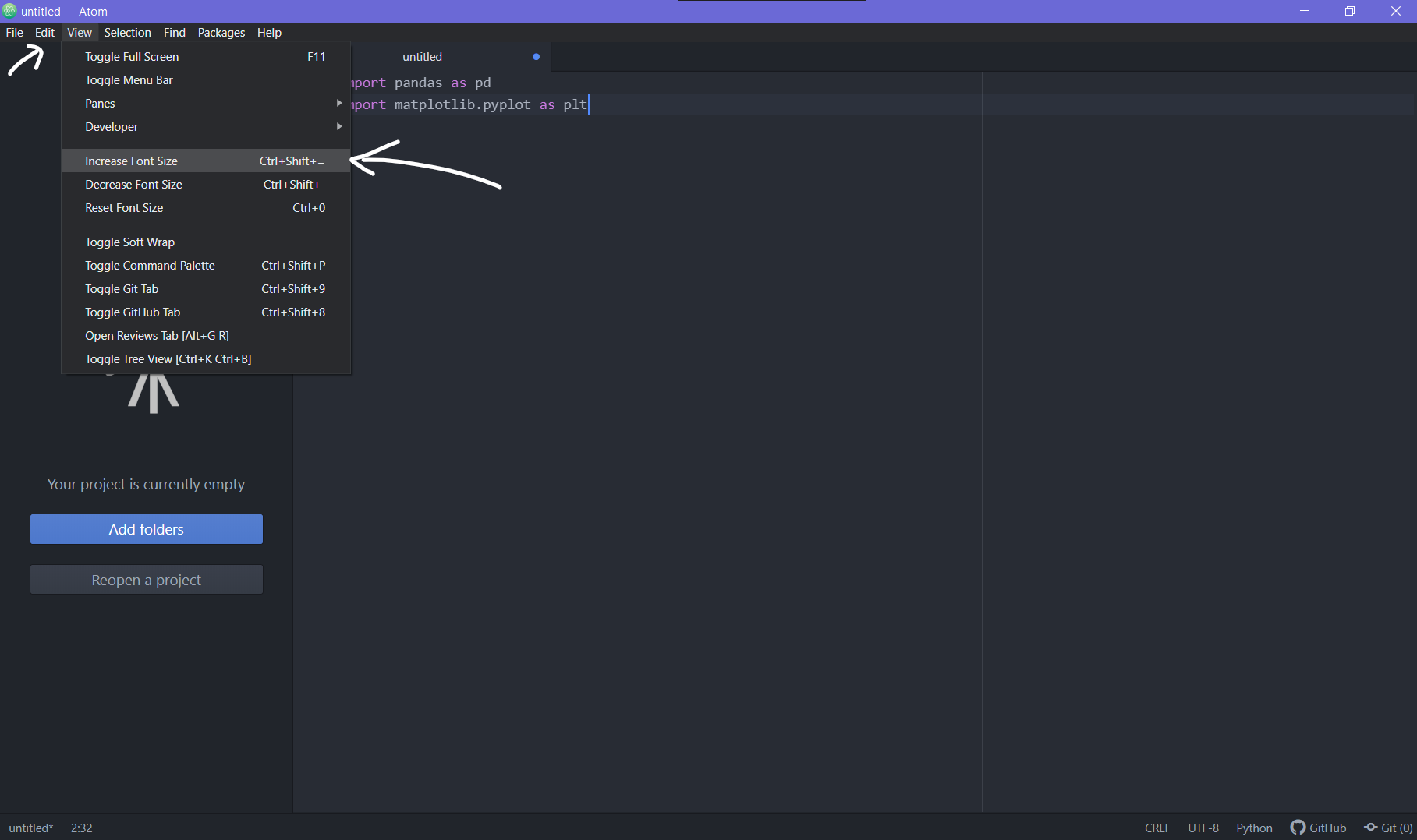 How to set up Atom for python in 2022 i.e., Atom Text editor